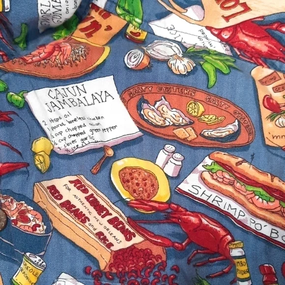 David Carey Original Louisiana Cajun Cooking Shirt - Picture 3 of 8